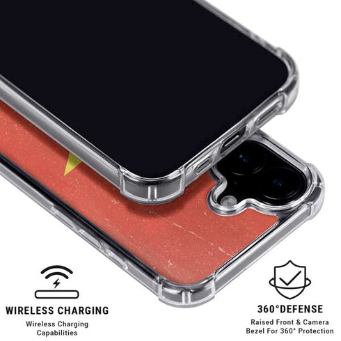 Vietnam Flag Distressed iPhone 16 MagSafe Case