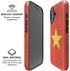 Vietnam Flag Distressed iPhone 16 Magsafe Impact Case