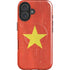 Vietnam Flag Distressed iPhone 16 Plus Magsafe Impact Case