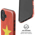 Vietnam Flag Distressed iPhone 16 Plus Magsafe Impact Case