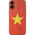 Vietnam Flag Distressed iPhone 16 Plus Skin