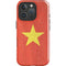 Vietnam Flag Distressed iPhone 16 Pro Impact Case
