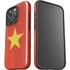 Vietnam Flag Distressed iPhone 16 Pro Impact Case