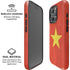 Vietnam Flag Distressed iPhone 16 Pro Magsafe Impact Case