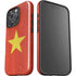Vietnam Flag Distressed iPhone 16 Pro Max Impact Case
