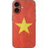 Vietnam Flag Distressed iPhone 16 Skin