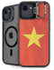 Vietnam Flag Distressed iPhone 16e Kickstand Case