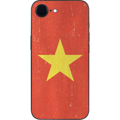 Vietnam Flag Distressed iPhone 16e Skin