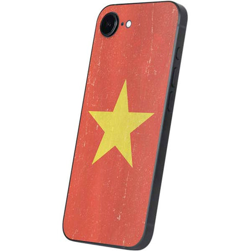 Vietnam Flag Distressed iPhone 16e Skin