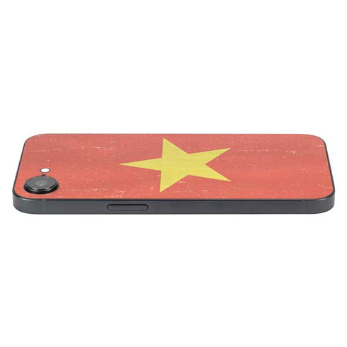 Vietnam Flag Distressed iPhone 16e Skin