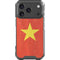 Vietnam Flag Distressed iPhone 18 Pro Clear Case