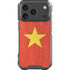 Vietnam Flag Distressed iPhone 18 Pro Clear Case
