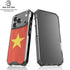 Vietnam Flag Distressed iPhone 18 Pro Clear Case