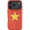 Vietnam Flag Distressed iPhone 18 Pro Impact Case