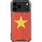 Vietnam Flag Distressed iPhone 18 Pro Max Clear Case