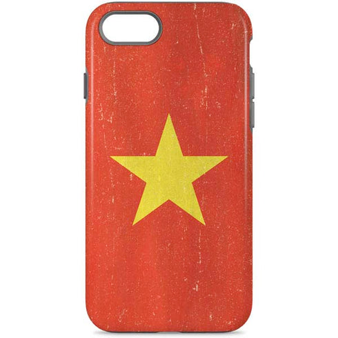 Vietnam Flag Distressed iPhone Cases