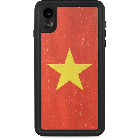 Vietnam Flag Distressed iPhone Cases