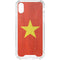 Vietnam Flag Distressed iPhone XS Clear Case