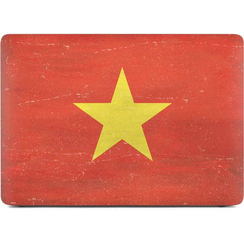 Vietnam Flag Distressed Apple MacBook Air Skin