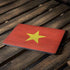 Vietnam Flag Distressed Apple MacBook Air Skin