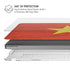 Vietnam Flag Distressed MacBook Cases