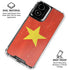 Vietnam Flag Distressed Moto G Power 5G (2024) Clear Case