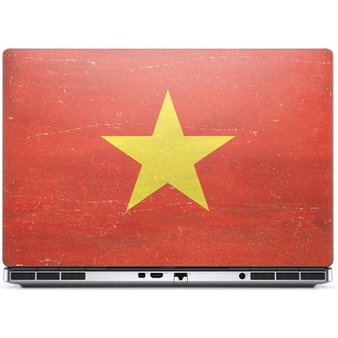 Vietnam Flag Distressed Dell Precision Skin