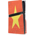 Vietnam Flag Distressed PS5 Pro Disk Console Skin