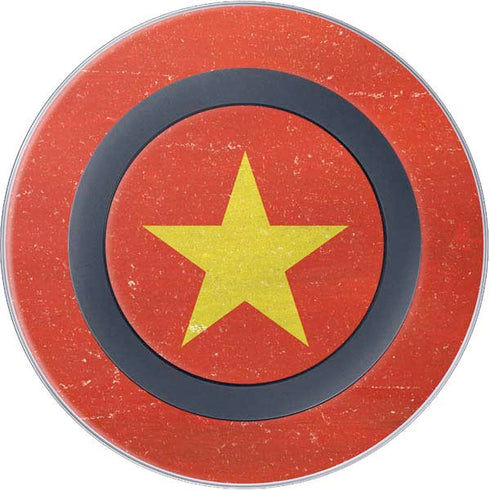 Vietnam Flag Distressed Wireless Charger Skin