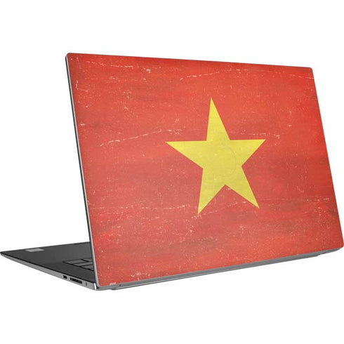 Vietnam Flag Distressed Dell XPS Skin