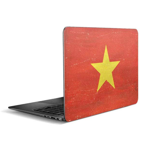 Vietnam Flag Distressed Zenbook UX305FA 13.3in Skin