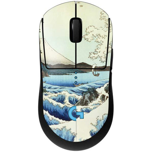 View from Satta Suruga Province by Hiroshige G Pro Wireless Gaming Mouse Skin