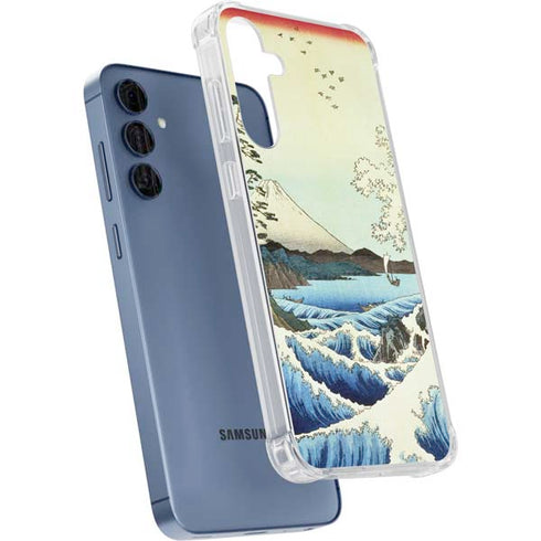 View from Satta Suruga Province by Hiroshige Galaxy A35 5G Clear Case
