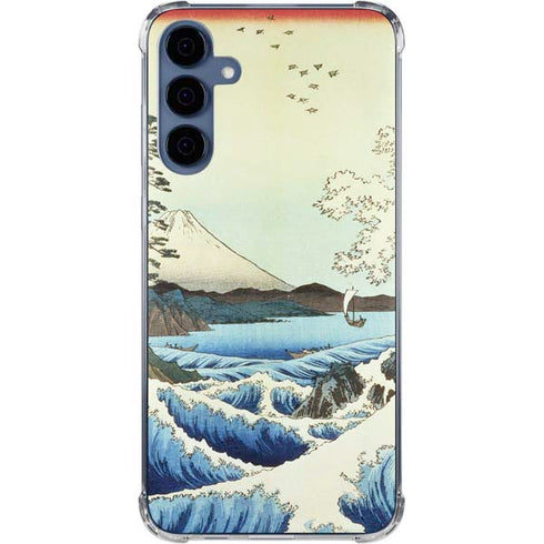 View from Satta Suruga Province by Hiroshige Galaxy A55 5G Clear Case