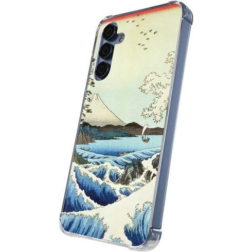 View from Satta Suruga Province by Hiroshige Galaxy A55 5G Clear Case