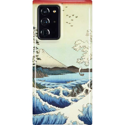 View from Satta Suruga Province by Hiroshige Galaxy Cases