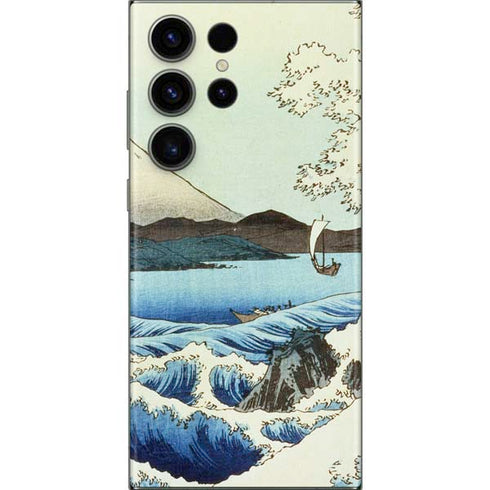 View from Satta Suruga Province by Hiroshige Galaxy Skins