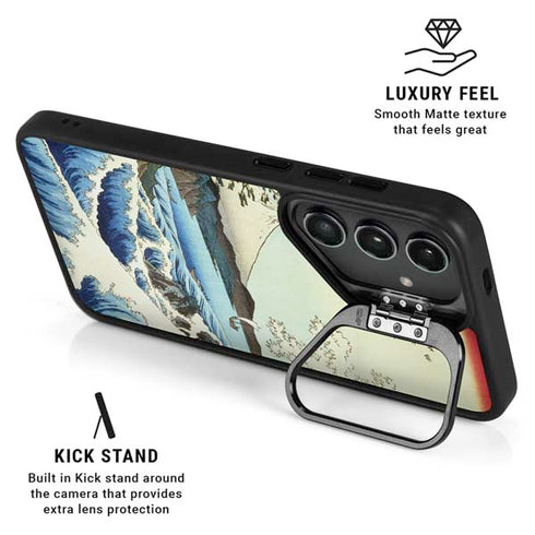 View from Satta Suruga Province by Hiroshige Galaxy S25 Kickstand Case