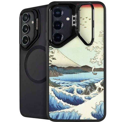 View from Satta Suruga Province by Hiroshige Galaxy S25 Plus Kickstand Case