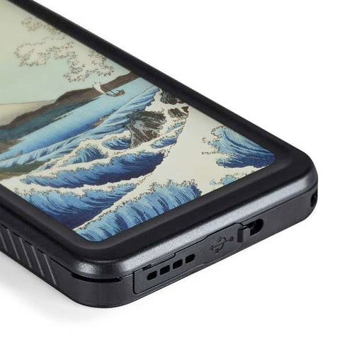 View from Satta Suruga Province by Hiroshige Galaxy S24 Plus Waterproof Case