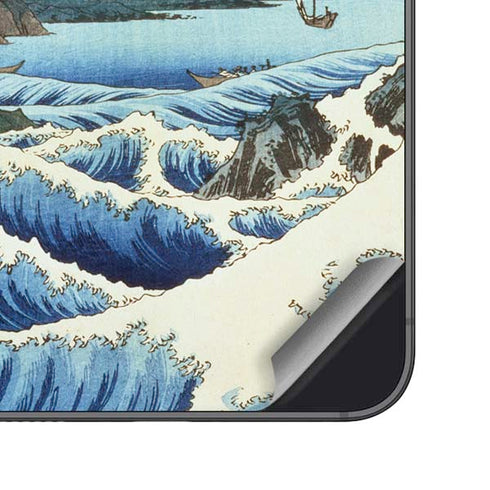 View from Satta Suruga Province by Hiroshige Galaxy S24 Skin