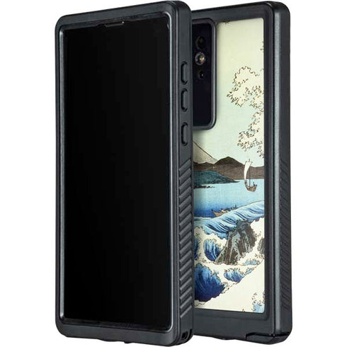 View from Satta Suruga Province by Hiroshige Galaxy S24 Ultra Waterproof Case