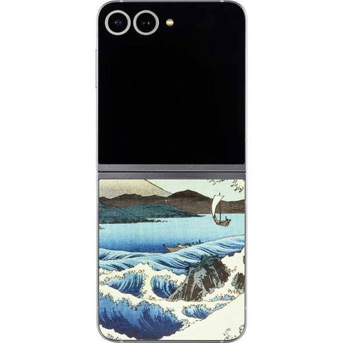 View from Satta Suruga Province by Hiroshige Galaxy Z Flip6 Skin