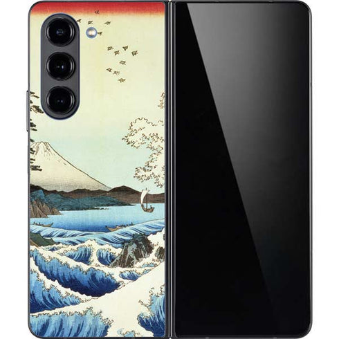 View from Satta Suruga Province by Hiroshige Galaxy Z Fold5 5G Skin