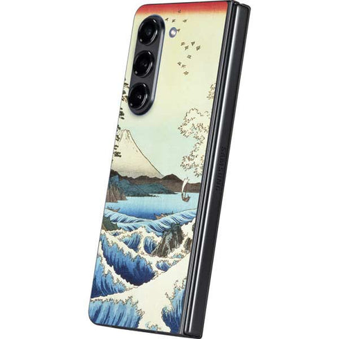 View from Satta Suruga Province by Hiroshige Galaxy Z Fold5 5G Skin