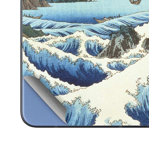 View from Satta Suruga Province by Hiroshige Galaxy Z Fold5 5G Skin