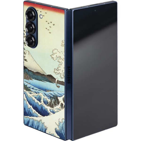 View from Satta Suruga Province by Hiroshige Galaxy Z Fold6 Skin