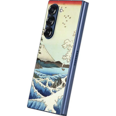 View from Satta Suruga Province by Hiroshige Galaxy Z Fold6 Skin