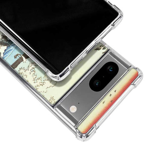 View from Satta Suruga Province by Hiroshige Google Pixel 8a Clear Case