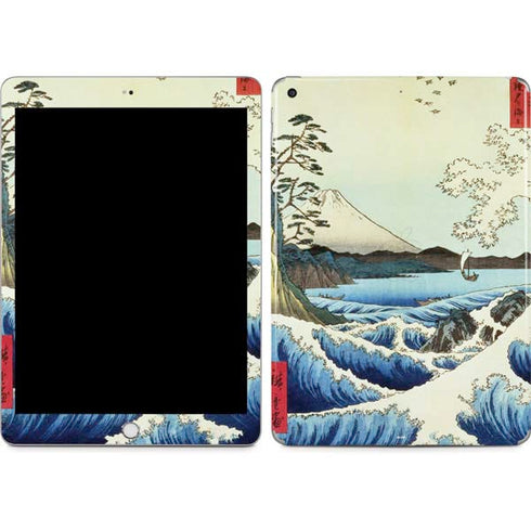 View from Satta Suruga Province by Hiroshige Apple iPad Skin